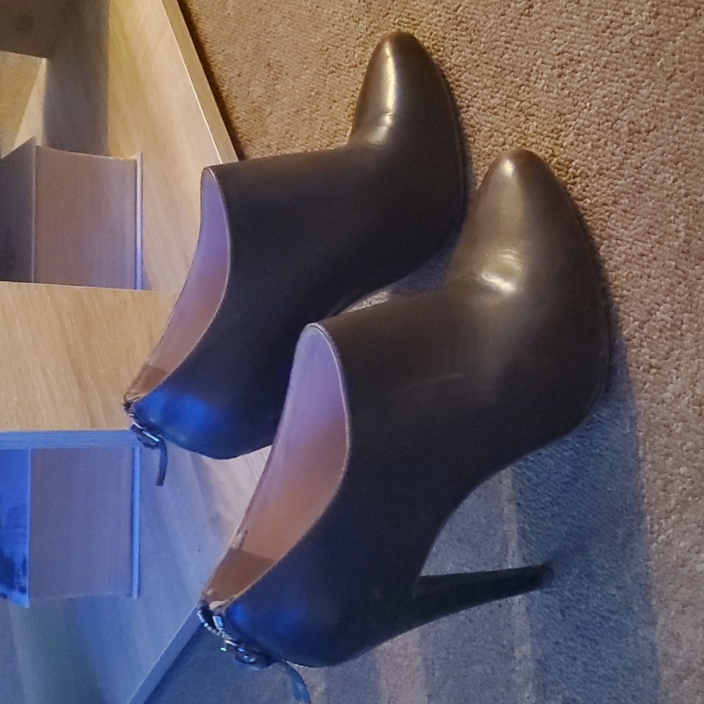 Miu Miu Low Ankle Leather Boots